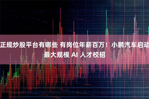 正规炒股平台有哪些 有岗位年薪百万！小鹏汽车启动最大规模 AI 人才校招